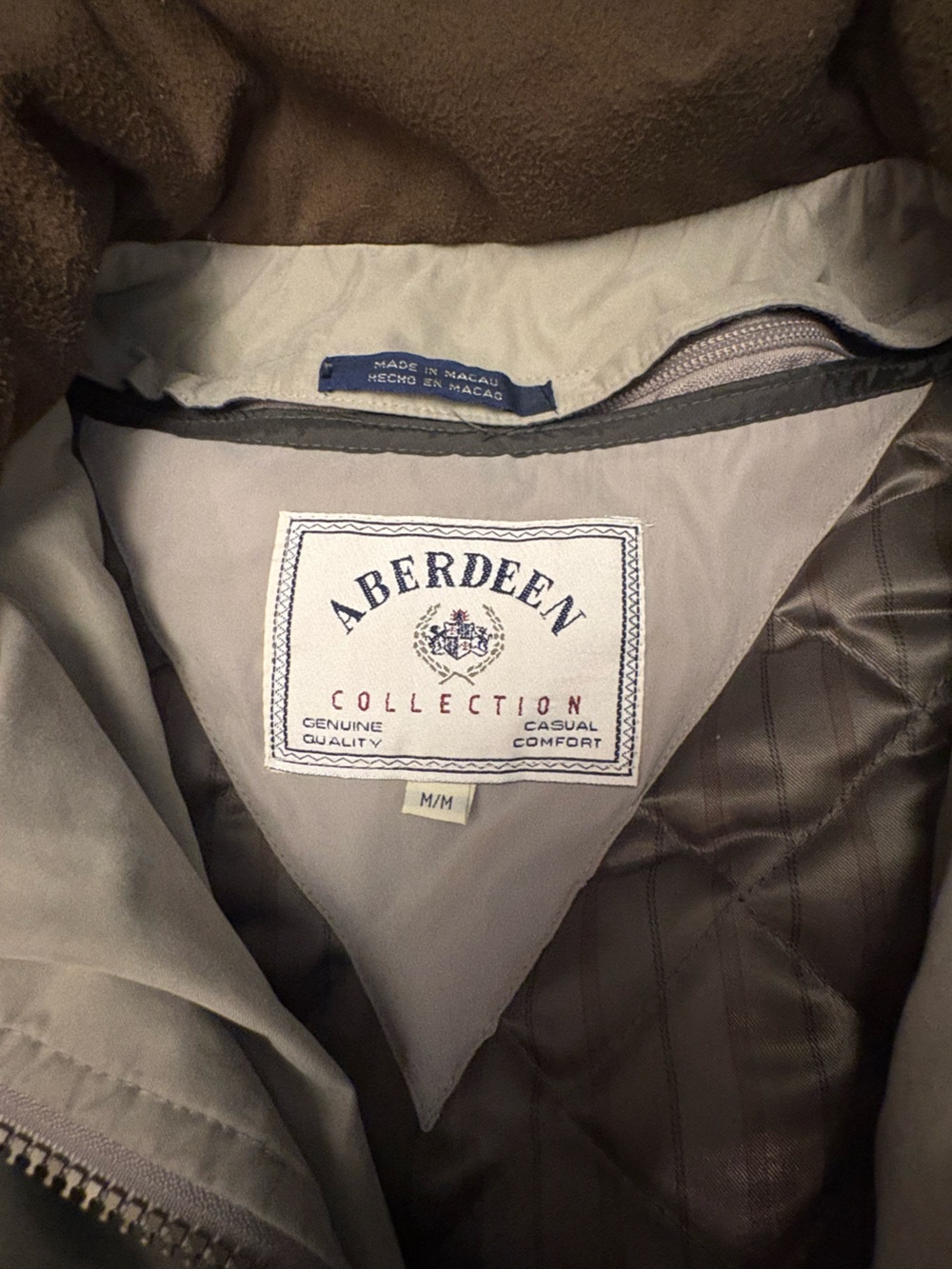 Men's Beige Field Parka with Olive Liner - Heritage Military Style - Picture 3 of 4